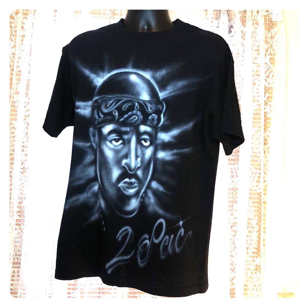 2Pac air brushed T-shirt